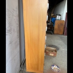 昭和銭湯木製ロッカーの画像