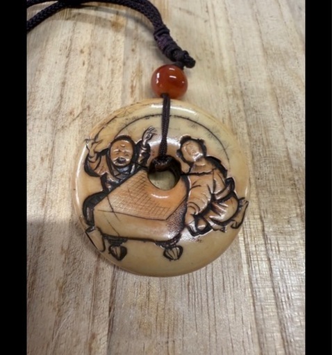 江戸細工細密彫刻 置物提げ物