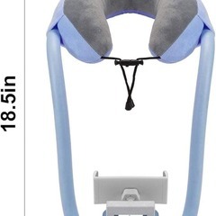 ネックピロー スマホ クッション スマホクッション スタンド 首枕の画像