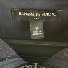 BANANA REPUBLIC バナナリパブリック ネイビーパーカー メンズSの画像
