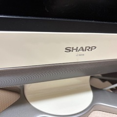 シャープ　SHARP AQUOS テレビ　ジャンク品の画像