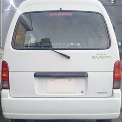 ☆法人ワンオーナー車 機関良好☆ スズキ DA62V エブリィバン ハイルーフ 5MT 車検R7/12末 走行8.6千km 軽4ナンバー車 乗って帰れます。の画像