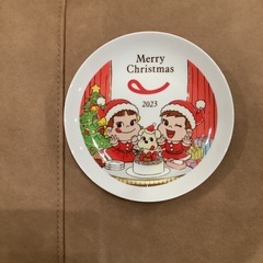 不二家クリスマスプレート2023年（非売品）の画像