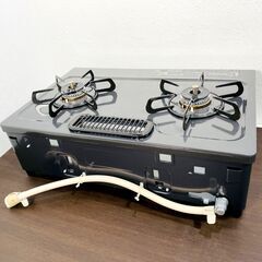 【グリル未使用】Paloma パロマ ガスコンロ ガステーブル 都市ガス用 IC-S87BM-1R 2022年製 比較的美品 E1EY1702の画像