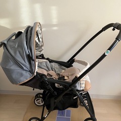 美品　コンビcombi メチャカルハンディα エッグショック　両対面　ベビーカー　mc-400の画像