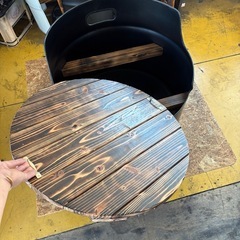 ドラム缶　丸チェアの画像