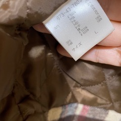 コルザ　中綿入りハーフジャケット　Ｌの画像