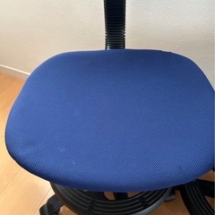 学習机⭐︎キャスター付き椅子⭐︎青⭐︎二脚セットの画像
