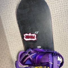 レディース　ビンディング付き　スノーボード板の画像