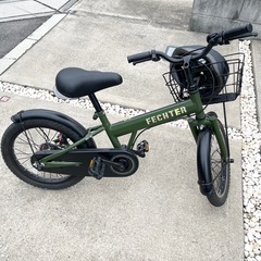 キッズ　自転車 フェクター FECHTER 18インチ カーキの画像