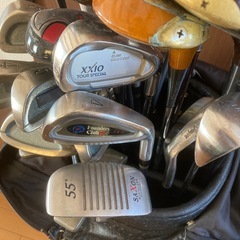 ゴルフクラブ27本まとめ売り　練習用　　ゴルフバッグ付きの画像