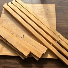 IKEA　BJÖRKUDDEN カウンターテーブル, バーチの画像