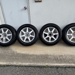 スタッドレスタイヤ！　マルチホイール！　215-60-16の画像