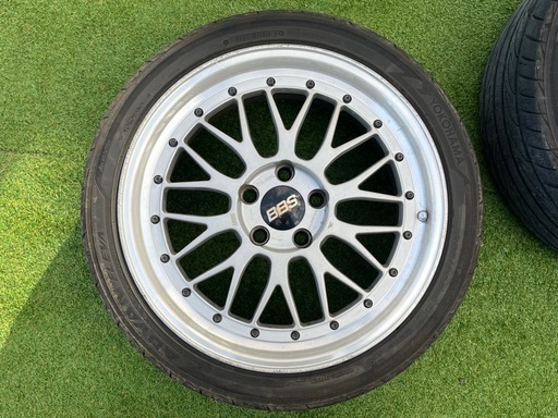 BBS LM 18インチ 2023年製バリ溝アドバンタイヤ付き　ナット&ミシュランタイヤカバーおまけ