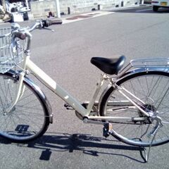 2７インチ　白/シルバー　変速　LEDオートライトの画像