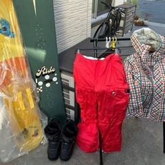 お取引き中です【スノーボード3点】※ビンディングは無しですの画像