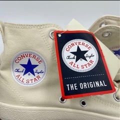 《未使用》CONVERSE ALL STAR アイボリー ホワイト 24.0cm コンバース オールスター ハイカット スニーカーの画像