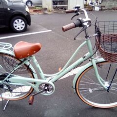 マルイシ　26インチ　変速　LEDオートライト　Pauliaの画像