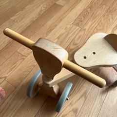 木製バイクの画像