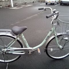 24インチ　マルイシ　グリーン/シルバー　LEDオートライトの画像