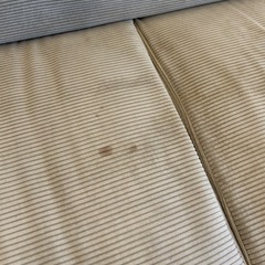 差し上げます【定価44,900円】3人掛けコーデュロイソファ の画像