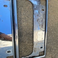 ナンバーフレーム 2台セットの画像