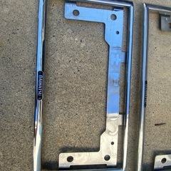 ナンバーフレーム 2台セットの画像