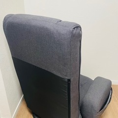 【美品】回転座椅子　グレー＊早く取りに来てくれる方優先します！の画像