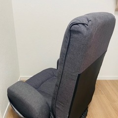 【美品】回転座椅子　グレー＊早く取りに来てくれる方優先します！の画像