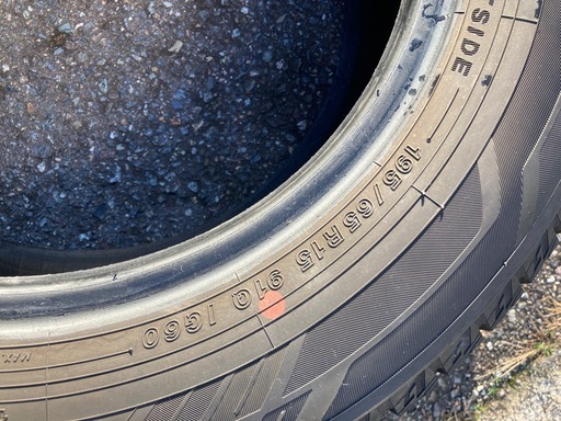 セレナ ポクシー プリウス 195/65R15 スタッドレスタイヤ 4本 YOKOHAMA iceGEARD 2021年製