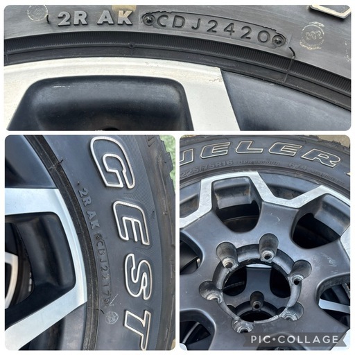 BRIDGESTONE DUELER M/T LT225/75R16 タイヤホイール4本セット