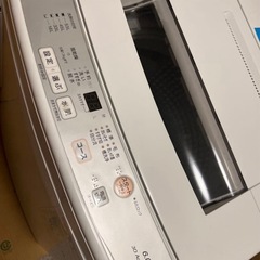 AQUA アクア 全自動洗濯機6kg ホワイト AQW-S6N(W) 上開き の画像