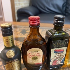 ウイスキーボトル5本セットの画像