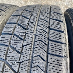軽四自動車用　アルミ付きスタッドレスタイヤ　155/65R14　4本　BLIZZAK VRX　の画像