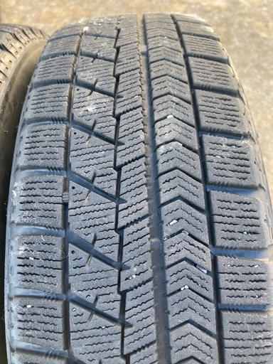 軽四自動車用　アルミ付きスタッドレスタイヤ　155/65R14　4本　BLIZZAK VRX　