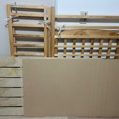 ベビーベッド　ハイタイプの画像