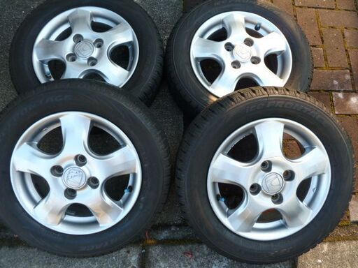 ホンダ純正・エンケイホイール・バリ溝ＳＴ・Ｈ２２年製１５５－６５－１３