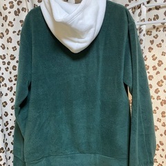 CHIP CLIP パーカー　グリーン✖️ホワイト✖️イエロの画像