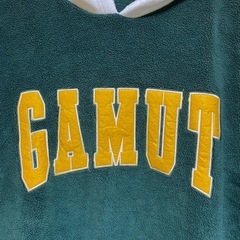 CHIP CLIP パーカー　グリーン✖️ホワイト✖️イエロの画像