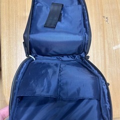 ネイビー ナイロン ショルダーバッグの画像