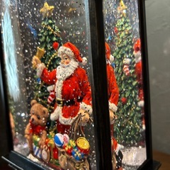 クリスマス ホリデーランタン コストコ スノードームの画像