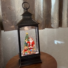 クリスマス ホリデーランタン コストコ スノードームの画像