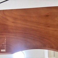 【本日限り】東馬 レガリー　120デスク／ウォールナット調 × ブラック脚　木製の画像