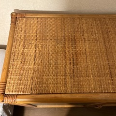 ラタン　籐製　収納棚　の画像