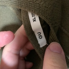 GUキャミソールカーディガンワンビース（カーキ）の画像