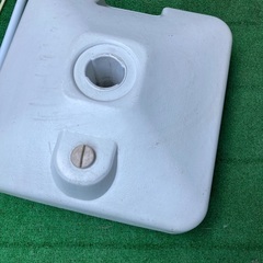 中古伸縮性3mポール＋中古特価注水台(44✖️44の画像