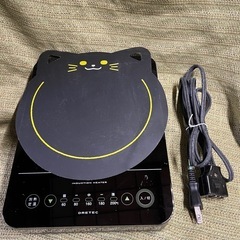 車中泊などに。ＩＨ調理器とＩＨで使える鍋の画像