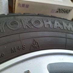 YOKOHAMA ・スタッドレスタイヤ・ ホンダアルミホイール185/65R14の画像