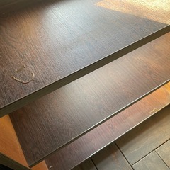 古い木の本棚2つセットの画像