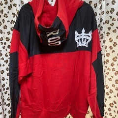 ロデオクラウンズ　パーカー　レッド✖️ブラックの画像